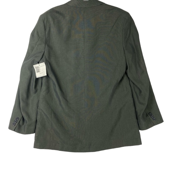 NWT Crazy Horse  Claiborne Company Men's Suite Coat Jacket Rayon Blend Size 40R - Picture 2 of 9